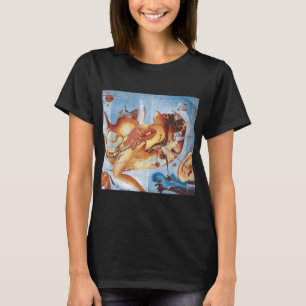 Funny 80-talets Rock musik Band Sunset Mark Illust T Shirt