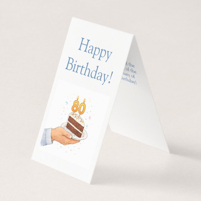 Funny 80th kort (Framsida)