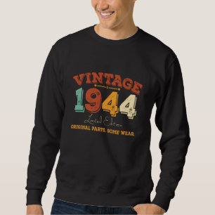 Funny 81-årig 1944-Vintage 81:a födelsedagsgåva Lång Ärmad Tröja