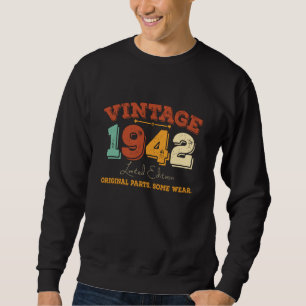Funny 83-årig 1942-Vintage 83:e födelsedagspresent Lång Ärmad Tröja