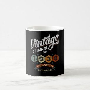 Funny 89-årig 1936-Vintage 89:e födelsedagspresent Kaffemugg