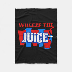 Funny 90-talets filmcitat Wheeze Juice Retro Humor Fleecefilt