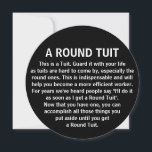 Funny A Round Tuit Office Co Worker Humor<br><div class="desc">Kortet kommer att få en massa skratt på kontoret,  era medarbetare är säkra på för kärlek.</div>