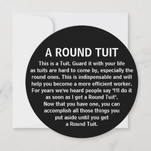 Funny A Round Tuit Office Co Worker Humor