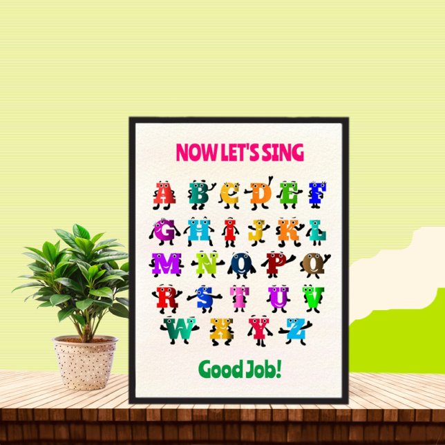 Funny ABC:s Poster (Skapare uppladdad)