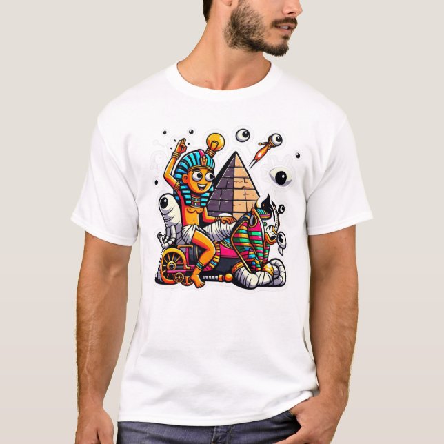 Funny Abstract: #Colorful / (egypt) T-Shirt #8 (Framsida)