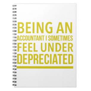 Funny Accountant Pun Anteckningsbok