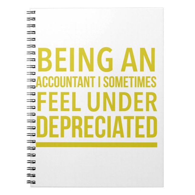 Funny Accountant Pun Anteckningsbok (Framsidan)