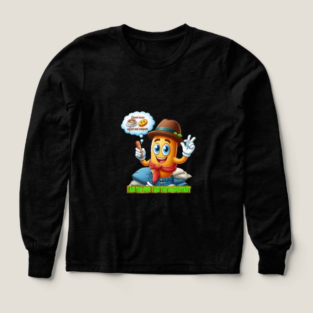 Funny Accountant T Shirt (Design framsida)