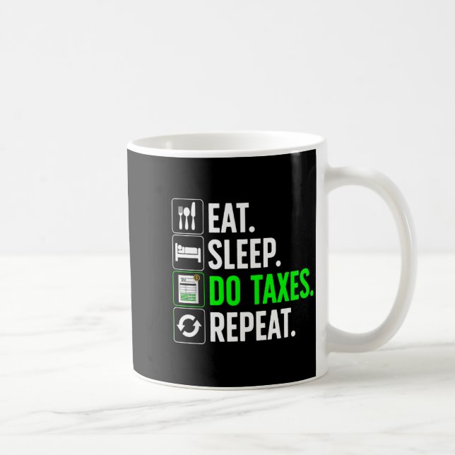 Funny Accounting Art For Men Women Spreadsheets Ac Kaffemugg (Höger)