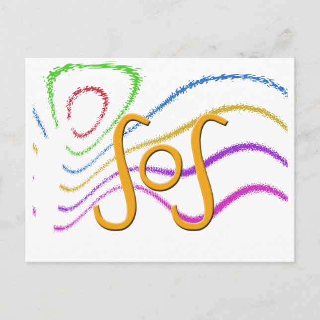 Funny Acronyms- SOS Vykort (Framsida)