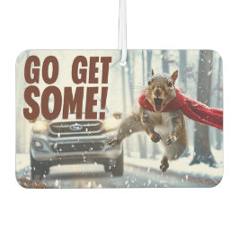 Funny Action Squirrel Luft Freshener "Get some"