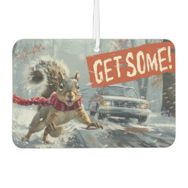 Funny Action Squirrel Luft Freshener "Get some"