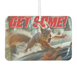 Funny Action Squirrel Luft Freshener "Get some"