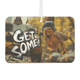 Funny Action Squirrel Luft Freshener "Get some"