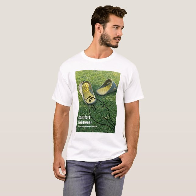Funny Ad Poster T Shirt (Hel framsida)