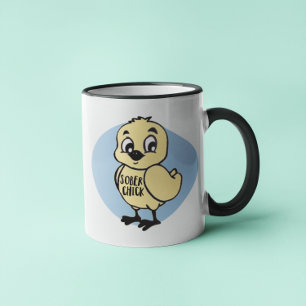 Funny Addence Recovery AA NA Sober Chick Girly Mugg
