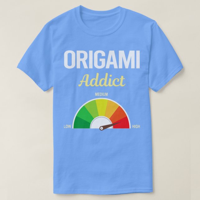 Funny Addict Origami T Shirt (Design framsida)