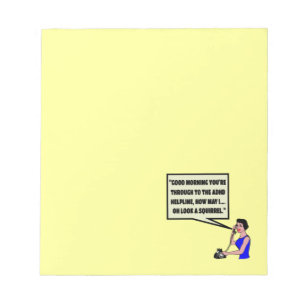 Funny ADHD Anteckningsblock