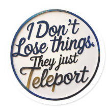 Funny ADHD-etikett - för motoriga tänkande