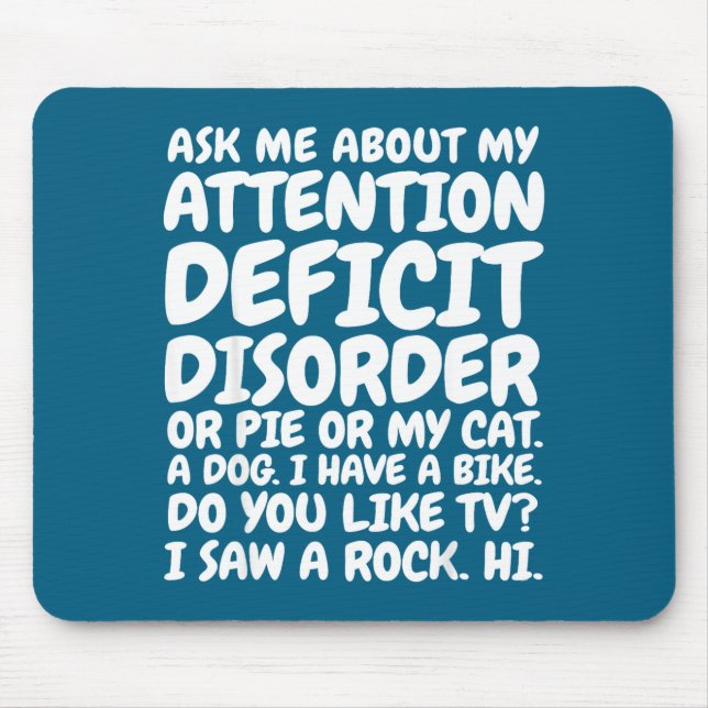 Funny Adhd Quote Ask Me About My Attention Deficit Musmatta (Framsidan)