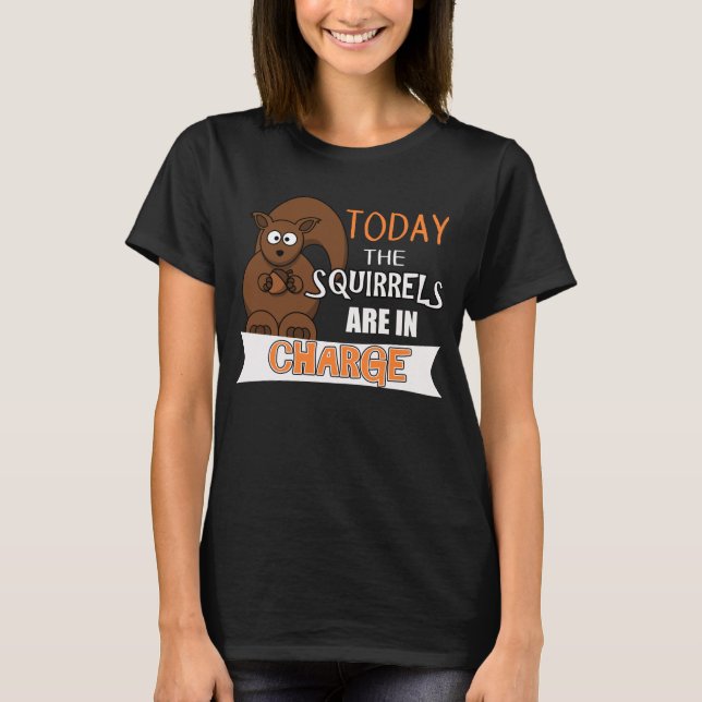 Funny ADHD Squirrel T-Shirt (Framsida)