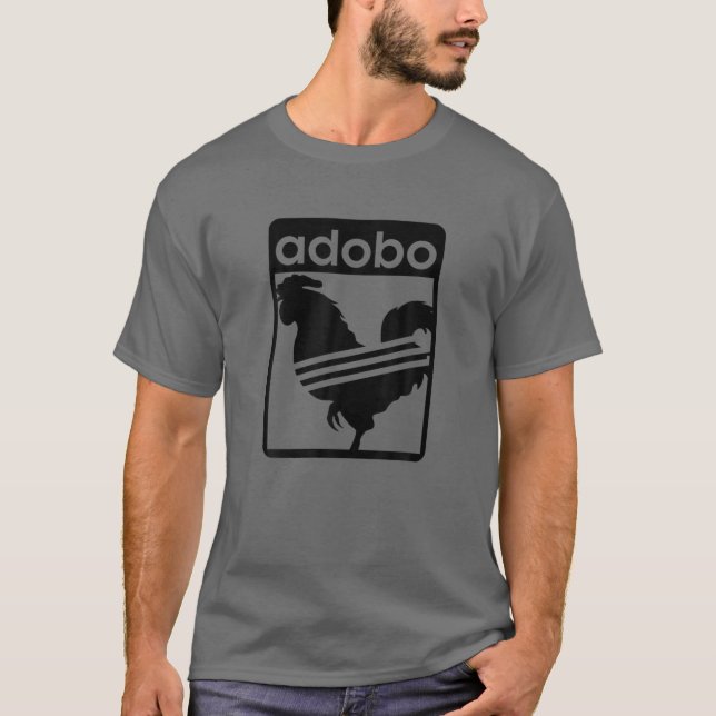 Funny Adobo Philippine Chicken Dish Cuisine Chicke T Shirt (Framsida)