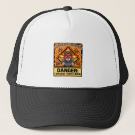 Funny ADR Trucker T-shirt, Explosive Temper Keps