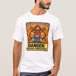 Funny ADR Trucker T-shirt, Explosive Temper T Shirt