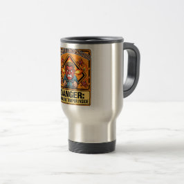 Funny ADR Trucker Thermos Mug | Explosive Temper Resemugg