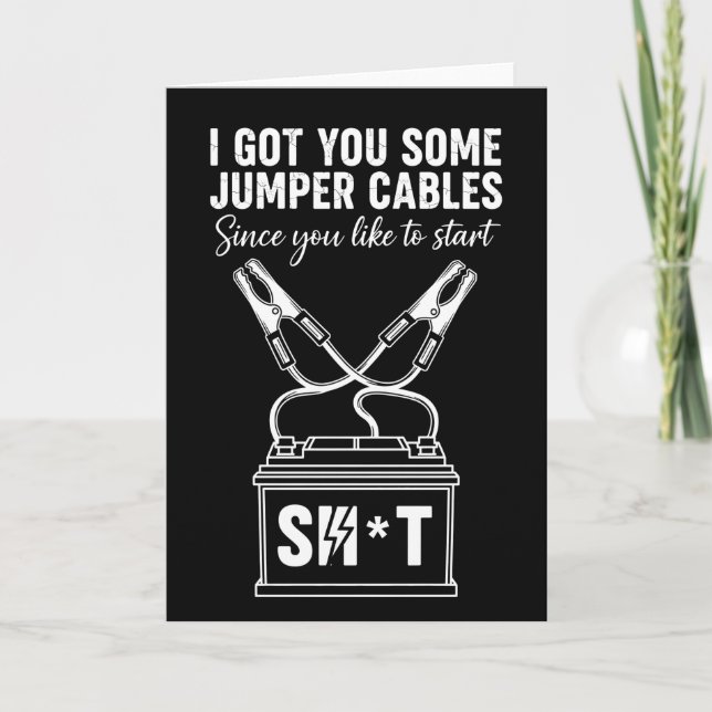 Funny Adult Humor Got You Some Jumper Cables Since Kort (Framsida)