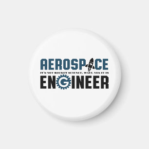 Funny Aerospace Ingenjör Humor Det är Rocket Scien Magnet