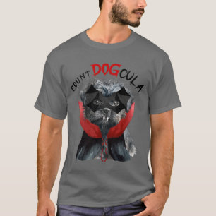 Funny Affenpinscher Hund Vampire Halloween Costume T Shirt