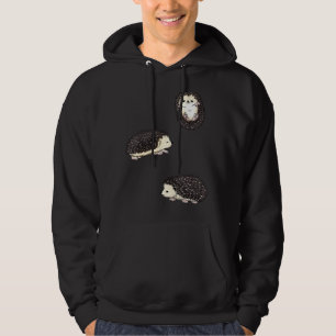 Funny African Belllied Hedgehog Costume Cute Hedge Hoodie