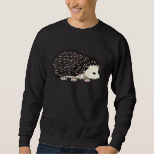 Funny African Belllied Hedgehog Costume Cute Hedge Lång Ärmad Tröja