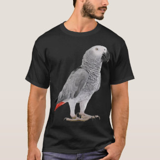 Funny African Grått Parrot Bird Hoodie Womens Mana T Shirt