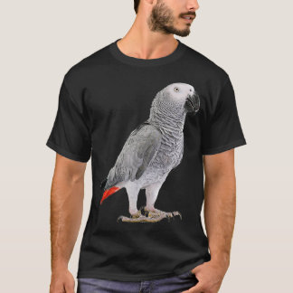 Funny African Grey Parrot Bird  Womens Mens Kids T Shirt
