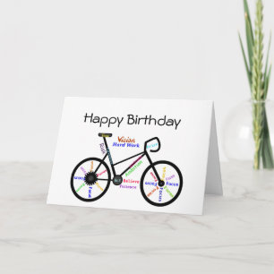 Funny Age Birthday Bike, Cycling, Sport, Hobby Kort