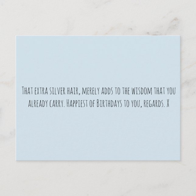 Funny Age Vykort (Framsida)