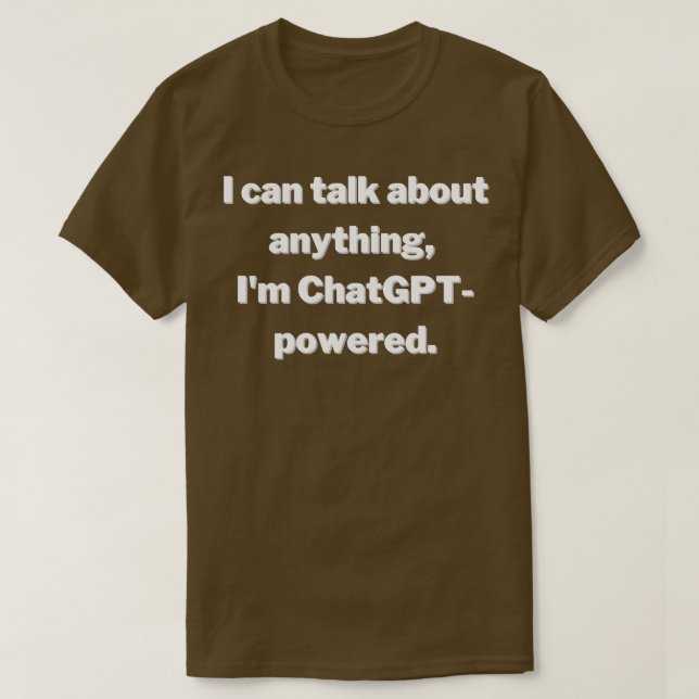 Funny AI-design T Shirt (Design framsida)