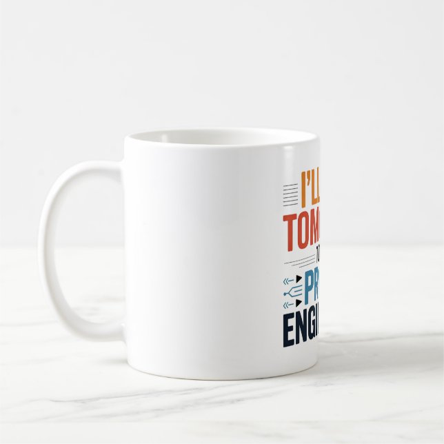 Funny AI-prompt-tekniker Geek-offert Kaffemugg (Vänster)