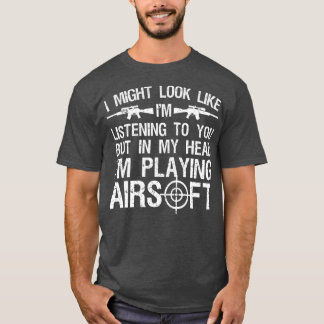 Funny Airsoft Art Manar Kids Airsoft Älskare Gun S T Shirt