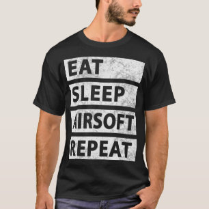 Funny Airsoft Eat-viloläge Airsoft T Shirt