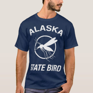 Funny Alaska State Bird Mosquito T Shirt