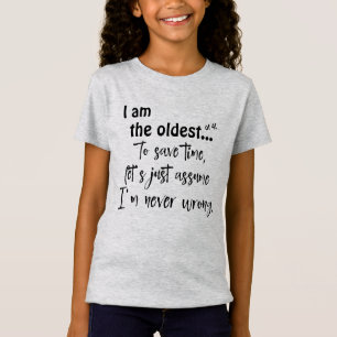 Funny äldsta Syskon-citat T-Shirt