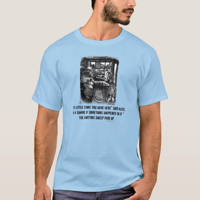 Funny Alice (i underlandet), skyddsracket Tee (Framsida)