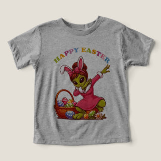 Funny Alien Easter Bunny Dabbing Cute Easter Egg T Shirt