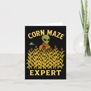 Funny Alien Maj Maze Expert Fall Kids Halloween U Kort