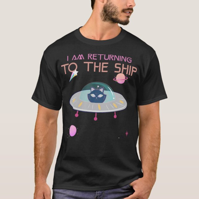 Funny Alien T Shirt (Framsida)