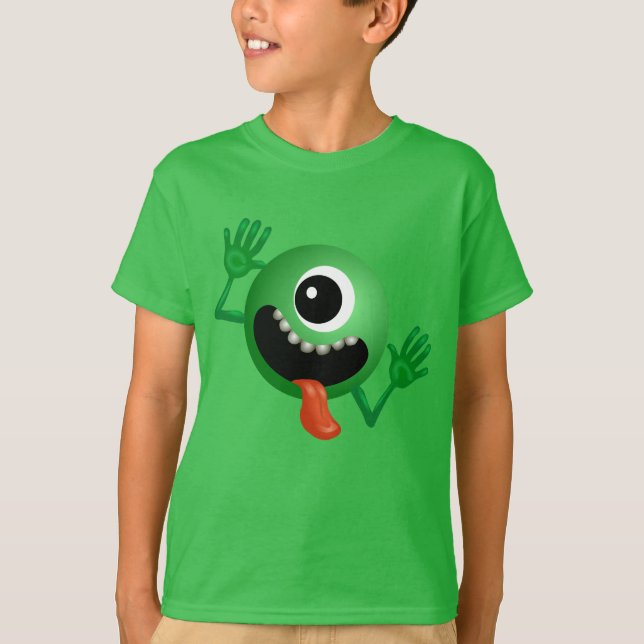 Funny Alien T Shirt (Framsida)